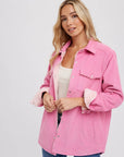 Sherpa Lined Corduroy Shacket