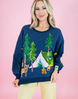 Camp Site Sweatshirt - Queen of Sparkles