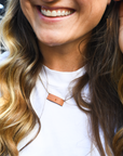 Leather Initial Necklace