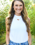 Leather Initial Necklace