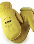 Deerskin Sherpa-Lined Mittens
