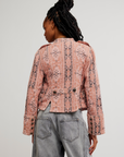 Lotty Jacquard Jacket in Rose Smoke by Free People