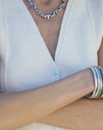 VINTAGE SILVER ENZO BANGLE