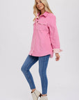 Sherpa Lined Corduroy Shacket