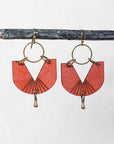 Salida Earring (small) in Terracotta
