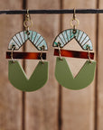 Lincoln Earring in Green