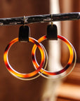Boho Hoop in Tortoise
