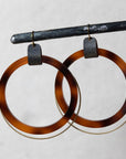 Boho Hoop in Tortoise