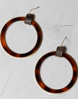 Boho Hoop in Tortoise