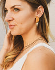 Half Moon Studs