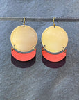 High Noon Earrings in Terracotta and Purple