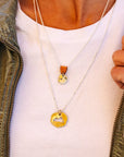 Mountain Cut Out Necklace, Sterling Silver