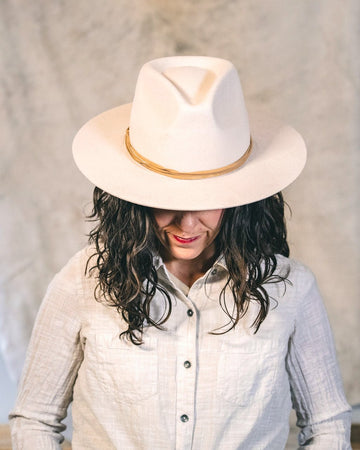 Bingham Hat in White