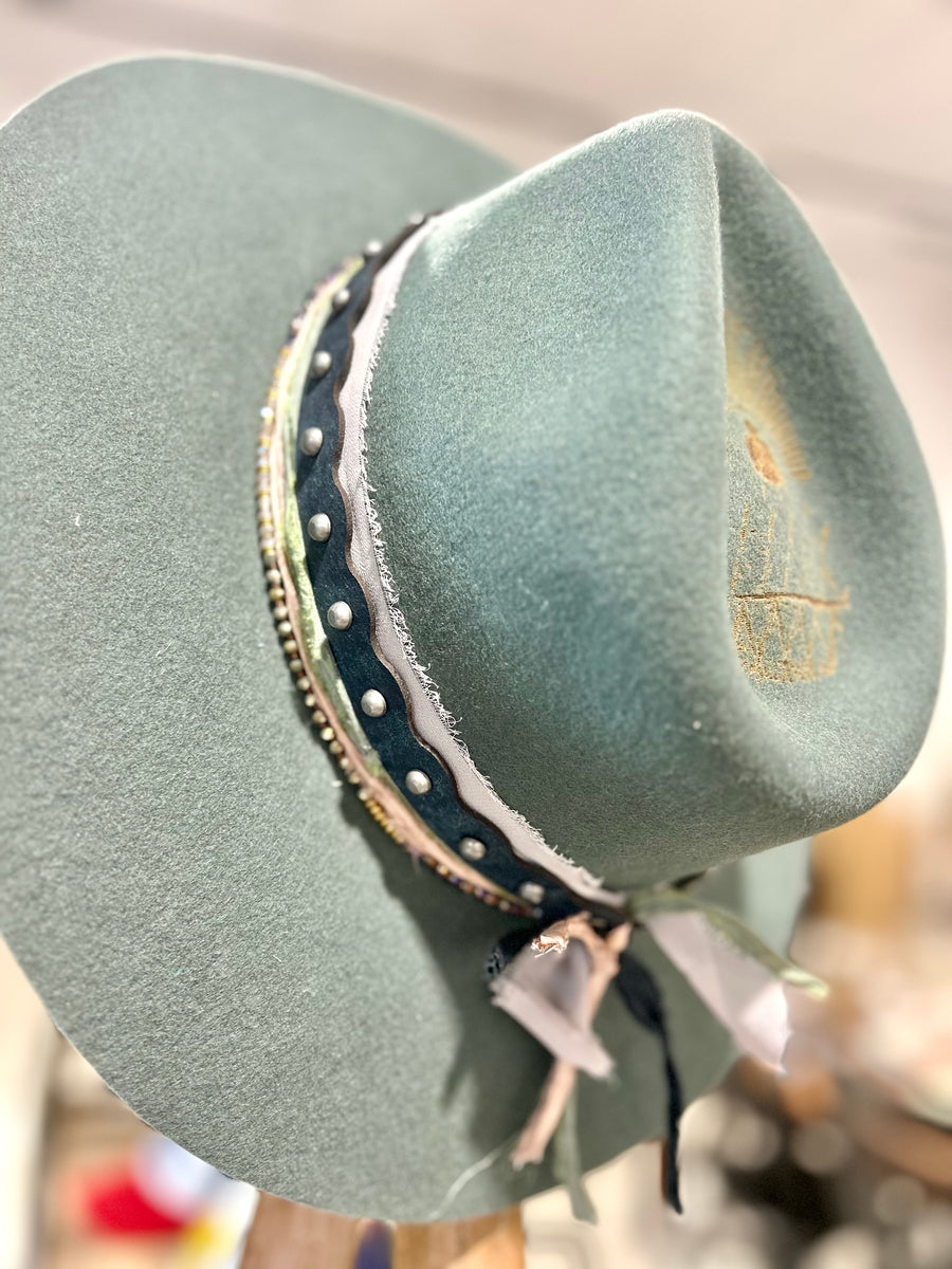 Hat Band, Rivets & Leather