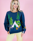 Camp Site Sweatshirt - Queen of Sparkles