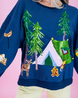 Camp Site Sweatshirt - Queen of Sparkles