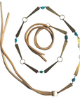 Brass and Turquoise Hat Band or Necklace
