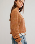 Low Tide Pull Over in Cinnamon Spice by Free People
