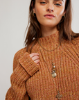 Low Tide Pull Over in Cinnamon Spice by Free People