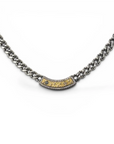 VINTAGE SILVER SOLEIL ID NECKLACE