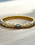 GOLD ENZO BANGLE