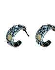 VINTAGE SILVER MINI COSA HOOPS