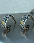VINTAGE SILVER MINI COSA HOOPS