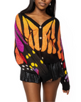 Sequin Butterfly Wing Cardigan - Queen of Sparkles